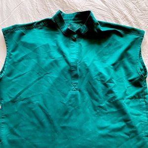 Figs Green Mandarin Scrub Shirt